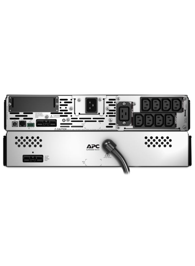 اي بي سي SMX2200RMHV2U | مزوّد طاقة غير منقطع من APC طراز Smart-UPS X بقدرة 2200 فولت-أمبير، للاستخدام كـ 2U ريك/برج، مزوّد بشاشة LCD، يعمل على 200–240 فولت - Image 5